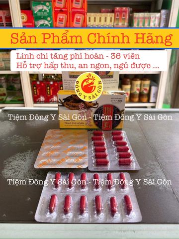 Linh Chi Tăng Phì Hoàn 36 Viên - Thực Phẩm Chức Năng Hỗ Trợ Tăng Cân và Cải Thiện Sức Khỏe, Nhập Khẩu Chính Hãng Malaysia