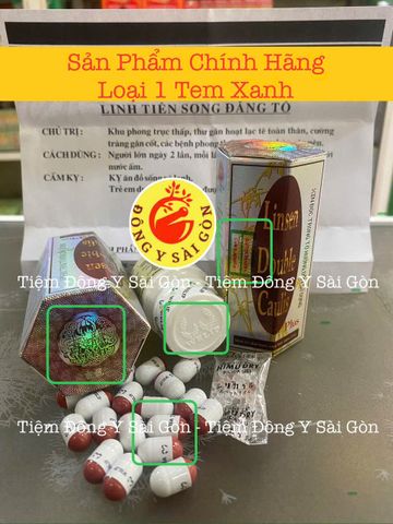 Viên uống Linh Tiên Song Đằng Tố Malaysia - Hỗ trợ Gout, Đau Nhức Xương Khớp - Hộp 20 Viên Hàng Xịn Tem Xanh