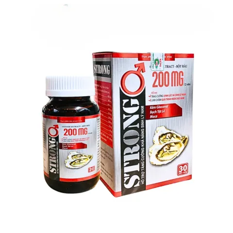 Viên Uống STRONG Hải Linh - Hỗ Trợ Bổ Thận, Giảm Đau Lưng Mỏi Gối, Tăng Cường Sinh Lực Nam Giới, Hộp 30 Viên
