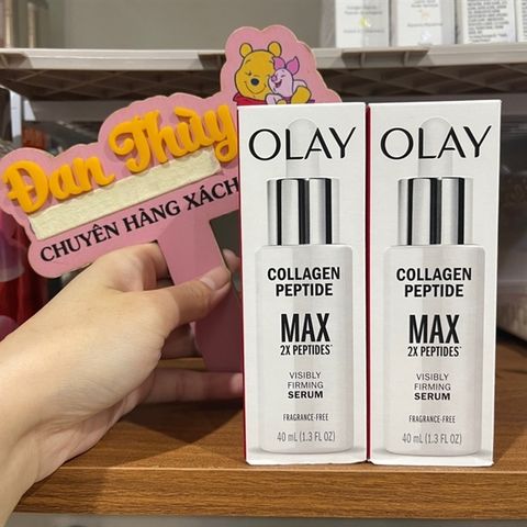 Serum Olay Collagen Peptide Max 24 40ml - Chăm Sóc Da Mềm Mại, Căng Bóng, Giảm Nếp Nhăn, Dưỡng ẩm Sâu cho Làn Da Tươi Trẻ