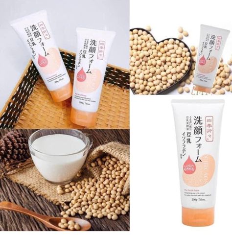 Sữa Rửa Mặt Kumano Soy Milk Isoflavone 200g - Dưỡng Ẩm Và Làm Sạch Da Mặt, Sản Phẩm Nội Địa Nhật Bản Chất Lượng Cao