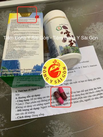 Lục Bảo Vân Chi - Thực Phẩm Chức Năng Cải Thiện Sức Đề Kháng, Hỗ Trợ Giải Độc Gan - Chính Hãng, Hộp 60 Viên Mới Nhất