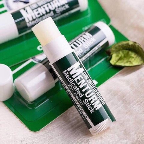 Son Dưỡng Môi Omi Brotherhood Menturm Medicated Stick - Giải Pháp Chăm Sóc Môi Khô Nứt - Hương Mát, Dễ Dàng Mang Theo