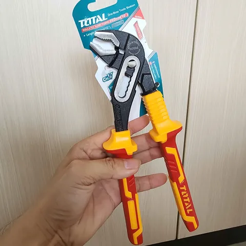 Kìm Mỏ Quạ Cách Điện 10 Inch Total THTIP28101 - An Toàn Điện 1000V, Chắc Chắn, Phù Hợp Thợ Điện & Gia Dụng