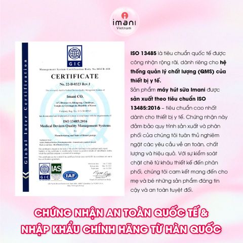 Máy Hút Sữa Không Dây IMANI I2 Plus - Hút Kiệt, Massage 5 Cấp Độ, Thiết Kế Gọn Nhẹ, An Toàn Cho Mẹ Và Bé - Bảo Hành 1 Năm