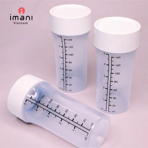 Bình Trữ Sữa Imani Nhập Khẩu Hàn Quốc Dung Tích 140ml Chất Liệu Không Chứa BPA An Toàn Cho Bé