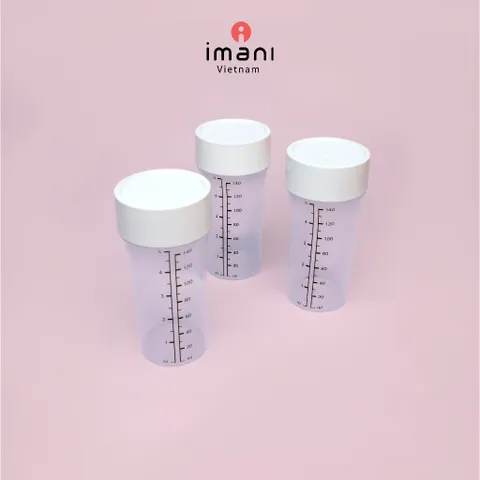 Bình Trữ Sữa Imani Nhập Khẩu Hàn Quốc Dung Tích 140ml Chất Liệu Không Chứa BPA An Toàn Cho Bé
