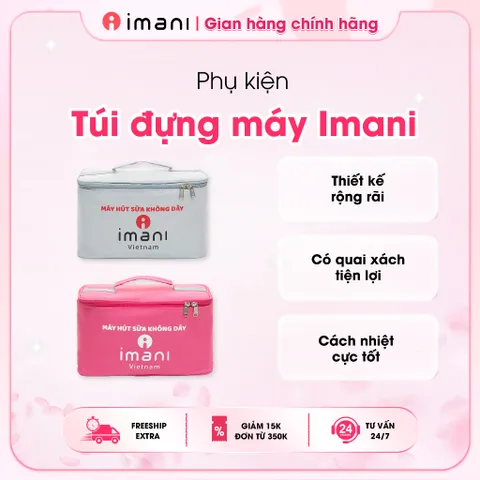 Túi Đựng Máy Hút Sữa Không Dây Imani Chất Liệu Cao Cấp, Thiết Kế Tinh Tế, Gọn Nhẹ