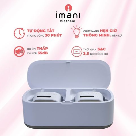 Dock Sạc Nhanh Cho Máy Hút Sữa Imani I2, I2 Plus - Sạc Cùng Lúc 2 Thiết Bị, Chất Lượng Hàn Quốc, An Toàn Cho Mẹ Và Bé