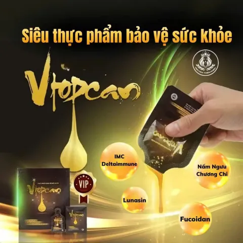 Thực phẩm chức năng Vtopcan - Giải pháp bảo vệ sức khỏe toàn diện, tăng cường sức đề kháng cho mọi lứa tuổi