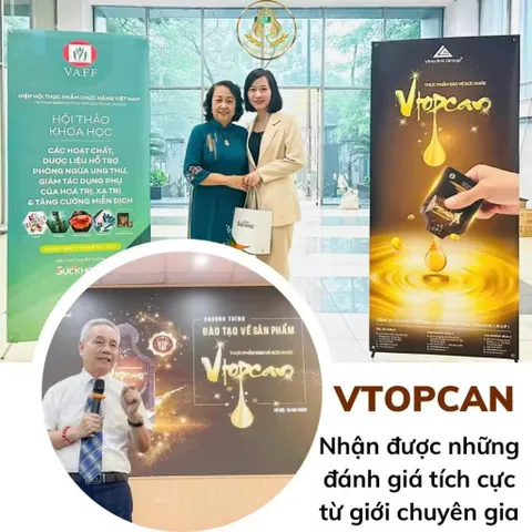 Thực phẩm chức năng Vtopcan - Giải pháp bảo vệ sức khỏe toàn diện, tăng cường sức đề kháng cho mọi lứa tuổi