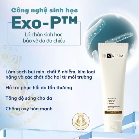 Sữa Rửa Mặt Vxebra Orico Cleanser - Làm Sạch Da Hiệu Quả, Cung Cấp Ẩm, Tẩy Tế Bào Chết Dịu Nhẹ Cho Da Nhạy Cảm