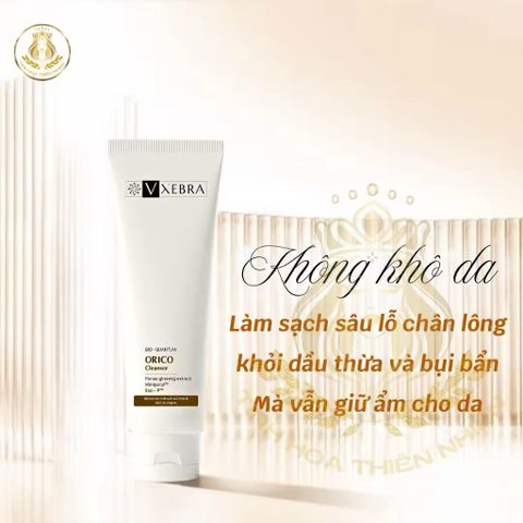 Sữa Rửa Mặt Vxebra Orico Cleanser - Làm Sạch Da Hiệu Quả, Cung Cấp Ẩm, Tẩy Tế Bào Chết Dịu Nhẹ Cho Da Nhạy Cảm