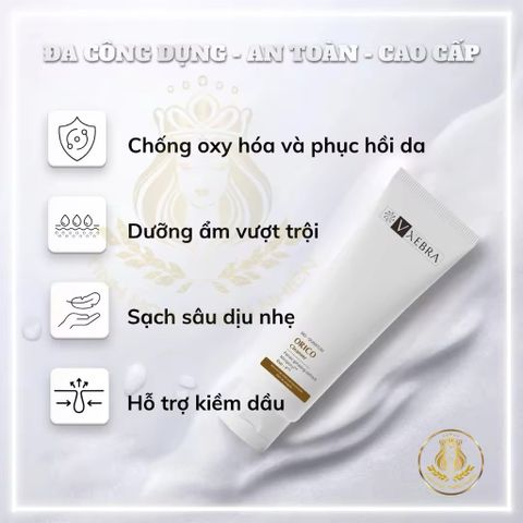 Sữa Rửa Mặt Vxebra Orico Cleanser - Làm Sạch Da Hiệu Quả, Cung Cấp Ẩm, Tẩy Tế Bào Chết Dịu Nhẹ Cho Da Nhạy Cảm
