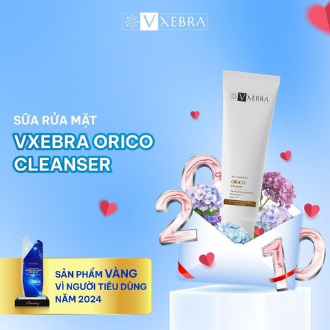 Sữa Rửa Mặt Vxebra Orico Cleanser - Làm Sạch Da Hiệu Quả, Cung Cấp Ẩm, Tẩy Tế Bào Chết Dịu Nhẹ Cho Da Nhạy Cảm