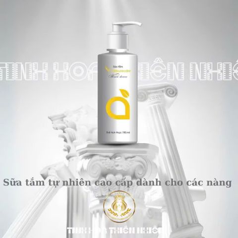 Sữa Tắm Nước Hoa Nữ Vnaturecare 190ml - Dưỡng Trắng Da Toàn Thân Với Hương Hoa Hồng Nữ Tính, Lưu Hương Lâu, An Toàn Cho Da Nhạy Cảm.