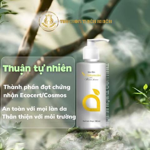 Sữa Tắm Nước Hoa Nữ Vnaturecare 190ml - Dưỡng Trắng Da Toàn Thân Với Hương Hoa Hồng Nữ Tính, Lưu Hương Lâu, An Toàn Cho Da Nhạy Cảm.