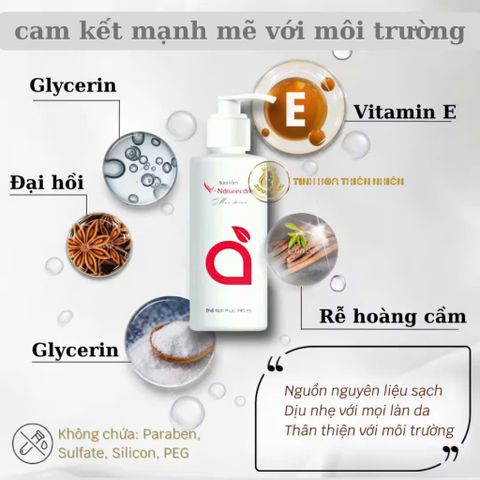 Sữa Tắm Nam Vnaturecare 190ml - Hương Nước Hoa Gỗ Sang Trọng, Lịch Lãm, Khử Mùi, Lưu Hương Lâu, Dưỡng Da Mềm Mại