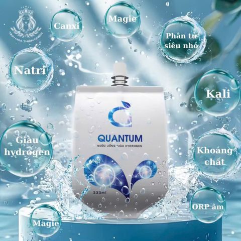 Nước Uống Ion Kiềm Bù Khoáng Điện Giải Quantum 350ml - Bổ Sung Khoáng Chất & Hỗ Trợ Cân Bằng Cơ Thể, Tăng Cường Sức Khỏe