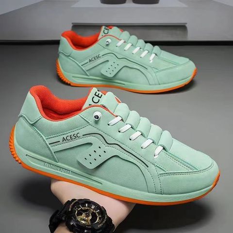Giày Sneaker Thể Thao Nam Da Thoáng Khí Chạy Bộ Thời Trang Forrest - Đen, Xanh, Nhiều Kích Thước (39-44)