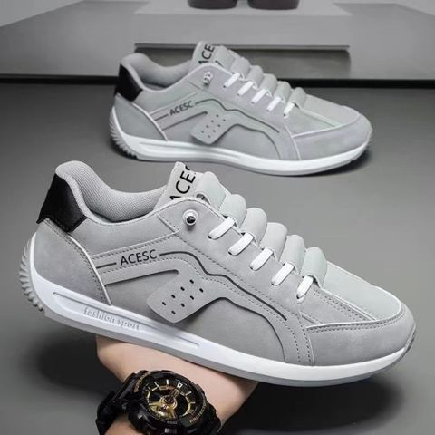 Giày Sneaker Thể Thao Nam Da Thoáng Khí Chạy Bộ Thời Trang Forrest - Đen, Xanh, Nhiều Kích Thước (39-44)