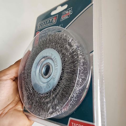 Bánh Cước 100mm Total TAC36041 - Dụng Cụ Làm Sạch Bề Mặt Kim Loại, Chà Rỉ Sét Hiệu Quả, Phụ Kiện Máy Mài Chất Lượng Cao