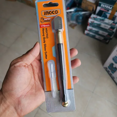 Dao cắt kiếng INGCO HGCT03 178mm - Lưỡi sắc bén, chất liệu cao cấp, cắt kính chuyên dụng cho thợ và gia đình