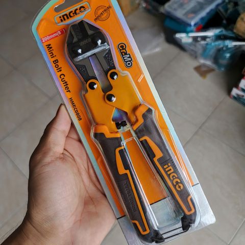 Kìm Cộng Lực Mini INGCO HMBC0808 8 Inch - Thép CR-V Chống Trượt, Tiện Dụng Cho Thợ Và Gia Đình