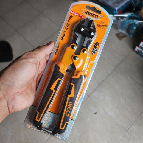 Kìm Cộng Lực Mini INGCO HMBC0808 8 Inch - Thép CR-V Chống Trượt, Tiện Dụng Cho Thợ Và Gia Đình