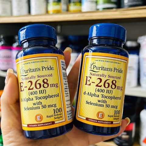Vitamin E 268mg Puritan’s Pride 100 viên