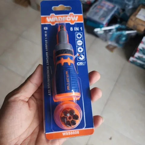 Bộ tuốc nơ vít đa năng 8 trong 1 Wadfow WSS8608 - Chất liệu Cr-V, đầu vít phong phú, tiện dụng cho sửa chữa gia đình và điện tử