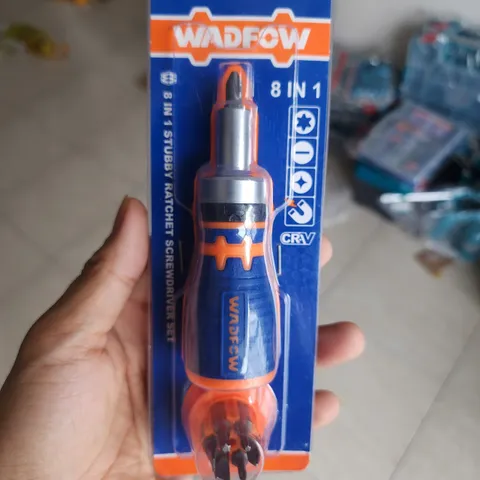 Bộ tuốc nơ vít đa năng 8 trong 1 Wadfow WSS8608 - Chất liệu Cr-V, đầu vít phong phú, tiện dụng cho sửa chữa gia đình và điện tử