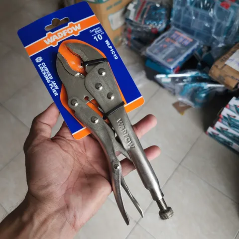 Kìm Chết Mỏ Cong 10 Inch Wadfow WLP1C10 - Thép Carbon, Khóa Chính Hãng, Kẹp Giữ Vật Liệu Chắc Chắn Cho Thợ Và Gia Dụng