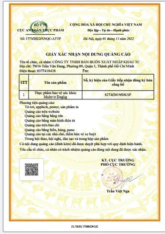 Viên Uống Bổ Sung Vitamin & Khoáng Chất MULTIVIT DAGLIG 180 Viên - Tăng Cường Dinh Dưỡng, Hỗ Trợ Sức Khỏe