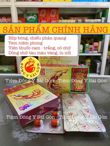 Nhân Sâm Hồi Sinh Tái Tạo Hoàn - Thực Phẩm Chức Năng Chính Hãng Malaysia, Hộp 20 Viên, Hỗ Trợ Khỏe Mạnh Tự Nhiên