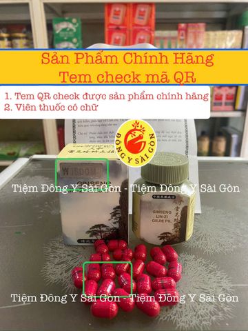 Viên Nhân Sâm Linh Chi Tắc Kè Đại Bổ - Hỗ Trợ Sức Khỏe, Tăng Cường Sinh Lực, 30 Viên - Chính Hãng Kiểm Tra QR