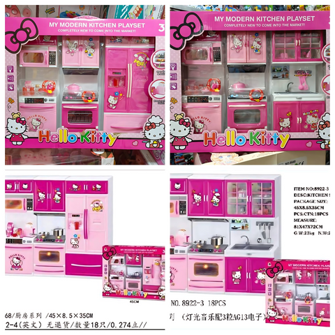 Tủ Bếp Nấu Ăn Hello Kitty My Modern Kitchen Playset Có Nhạc & Đèn Phát Sáng - Đồ Chơi Thú Vị Cho Trẻ Em 5627 8922
