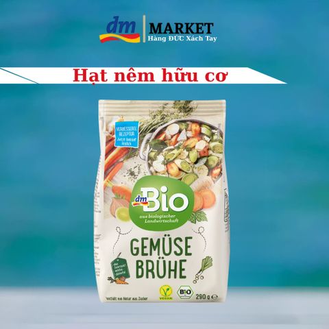 Hạt Nêm Hữu Cơ DM Bio 290g - Hạt Nêm Rau Củ Không Chất Bảo Quản, An Toàn Cho Sức Khỏe, Xuất Xứ Đức, 7 Loại Rau Củ Bio