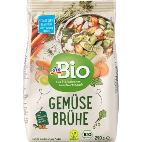 Hạt Nêm Hữu Cơ DM Bio 290g - Hạt Nêm Rau Củ Không Chất Bảo Quản, An Toàn Cho Sức Khỏe, Xuất Xứ Đức, 7 Loại Rau Củ Bio