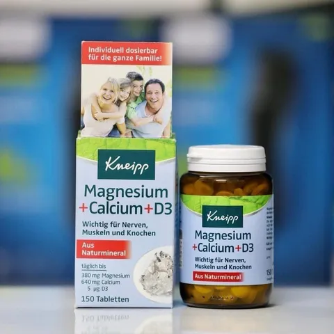 [Hàng Đức] Viên uống Kneipp bổ sung vitamin d3, canxi, magie, lọ 150 viên 316717