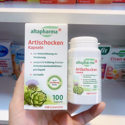 Viên uống bổ gan Artischocken Altapharma - Giải độc, làm mát gan, cải thiện sức khỏe làn da - Hàng Đức chính hãng