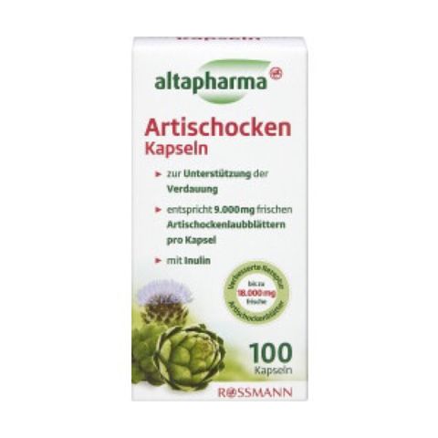 Viên uống bổ gan Artischocken Altapharma - Giải độc, làm mát gan, cải thiện sức khỏe làn da - Hàng Đức chính hãng
