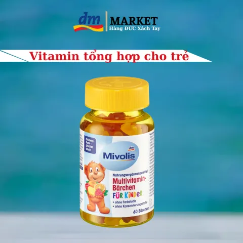 Kẹo Multivitamin Gấu Tổng Hợp 120g - Bổ Sung Vitamin Tự Nhiên, Không Chất Bảo Quản, Ngon Miệng Cho Bé 4-10 Tuổi