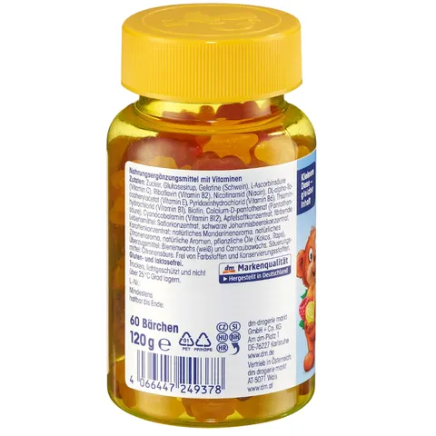 Kẹo Multivitamin Gấu Tổng Hợp 120g - Bổ Sung Vitamin Tự Nhiên, Không Chất Bảo Quản, Ngon Miệng Cho Bé 4-10 Tuổi