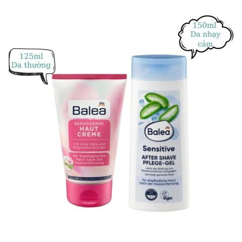 Kem Tẩy Lông và Dưỡng Da Balea 125ml - An Toàn & Hiệu Quả cho Vùng Da Nhạy Cảm, Không Gây Khô Rát, Hàng Đức Chính Hãng