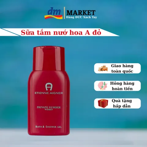 Sữa Tắm Etienne Aigner Đỏ Women 250ml - Hương Nước Hoa Sang Trọng, Dưỡng Da Mịn Màng, Lưu Hương Lâu