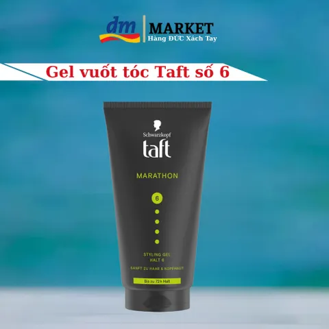 Gel Vuốt Tóc TAFT Số 6 - Tạo Kiểu Siêu Mạnh, Giữ Nếp Lên Đến 72h, Không Bết Dính, Mùi Thơm Nhẹ, Dưỡng Tóc Khoe