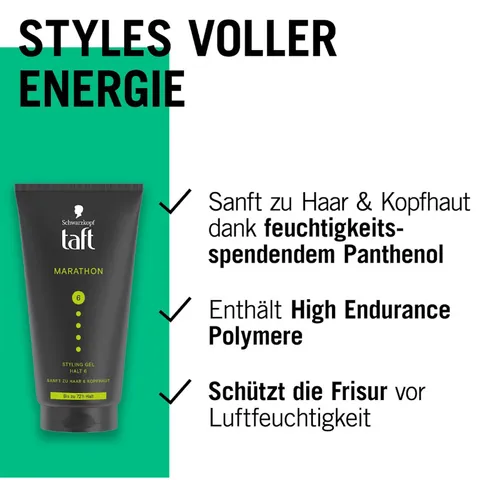 Gel Vuốt Tóc TAFT Số 6 - Tạo Kiểu Siêu Mạnh, Giữ Nếp Lên Đến 72h, Không Bết Dính, Mùi Thơm Nhẹ, Dưỡng Tóc Khoe
