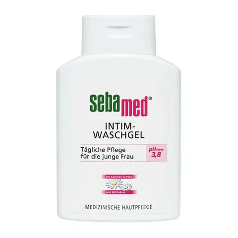 Dung Dịch Vệ Sinh Phụ Nữ Sebamed Intim Waschgel 200ml - pH 3.8, Kháng Khuẩn, Duy Trì Cân Bằng Sinh Học Vùng Kín, Từ Thiên Nhiên
