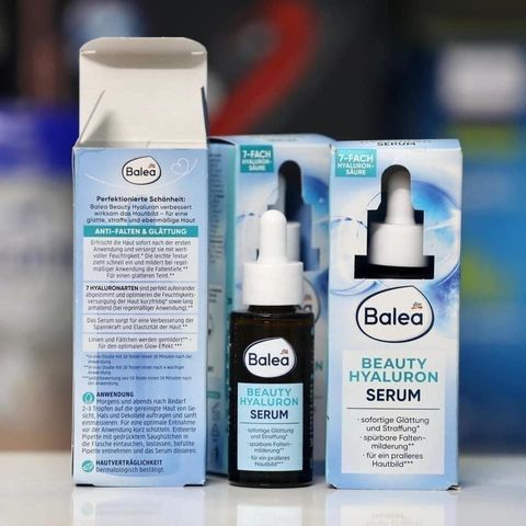 Serum Balea Beauty Hyaluron 7-fach 30ml - Huyết thanh cấp ẩm siêu mạnh, giảm nếp nhăn, làm mịn da, sản phẩm chăm sóc da chất lượng cao từ Đức